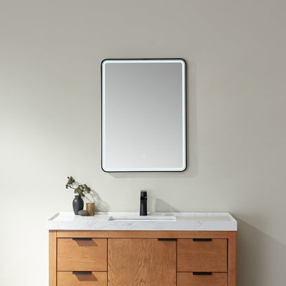 Vinnova, 24'' Rectangle LED Lighted Accent Bathroom/Vanity Wall Mirror