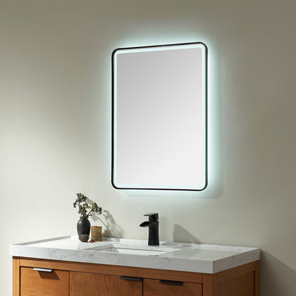 Vinnova, 24'' Rectangle LED Lighted Accent Bathroom/Vanity Wall Mirror