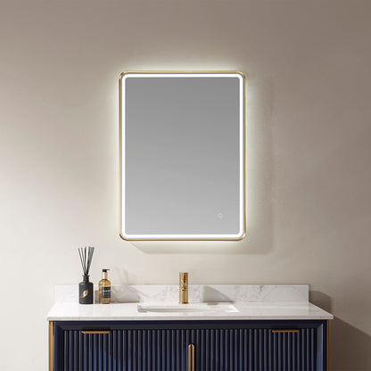 Vinnova, 24'' Rectangle LED Lighted Accent Bathroom/Vanity Wall Mirror