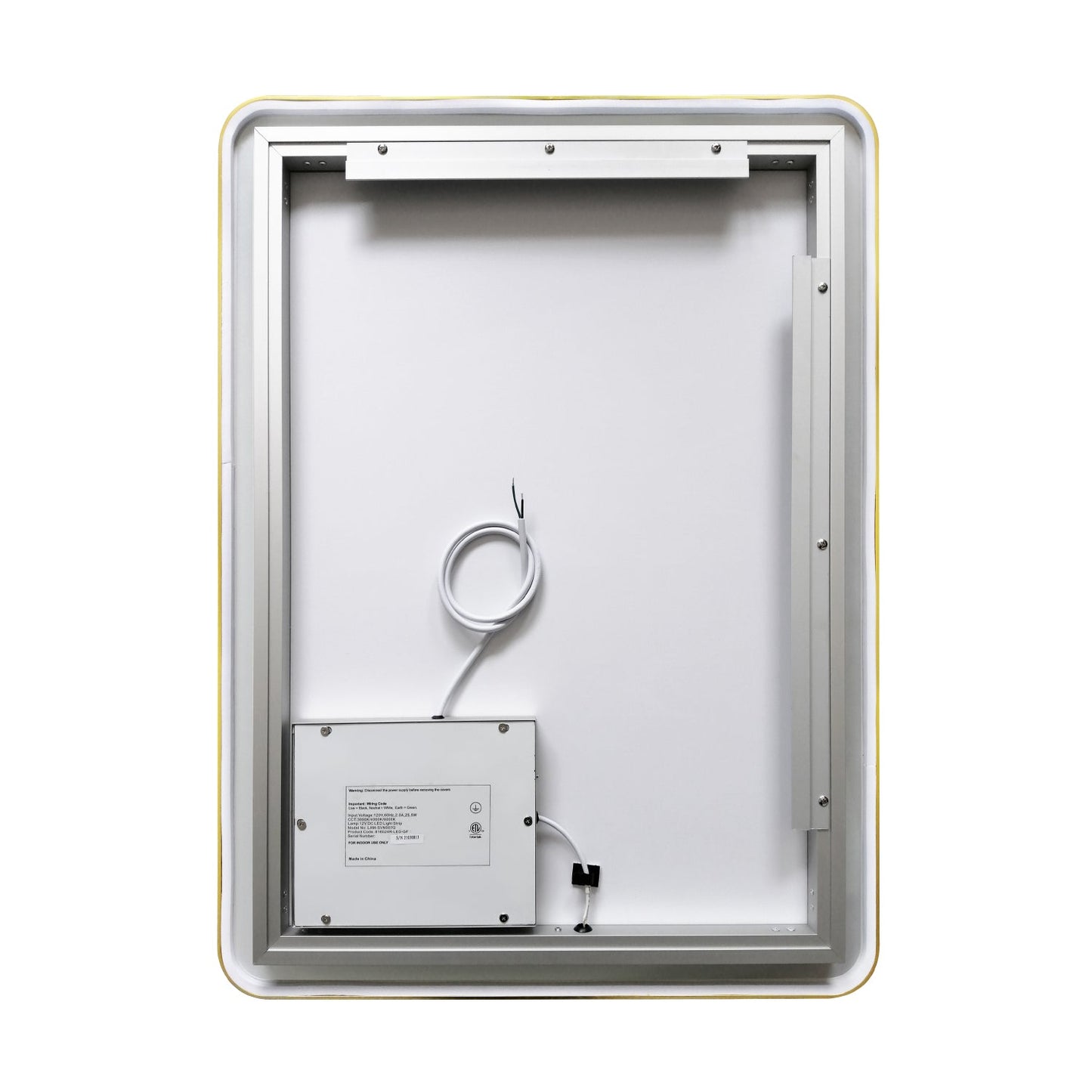 Vinnova, 24'' Rectangle LED Lighted Accent Bathroom/Vanity Wall Mirror