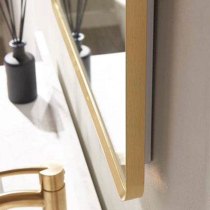 Vinnova, 24'' Rectangle LED Lighted Accent Bathroom/Vanity Wall Mirror