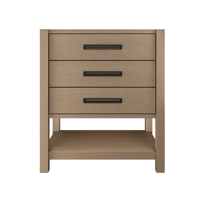 Vanderloc Kiawah Three-Drawer Single Bath Vanity — 30 Inch