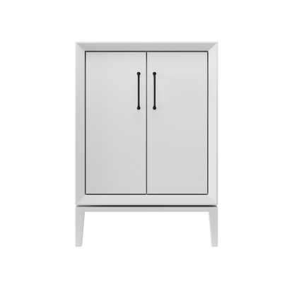 Alexandra 36" Single Vanity - Strong White / Matte Black