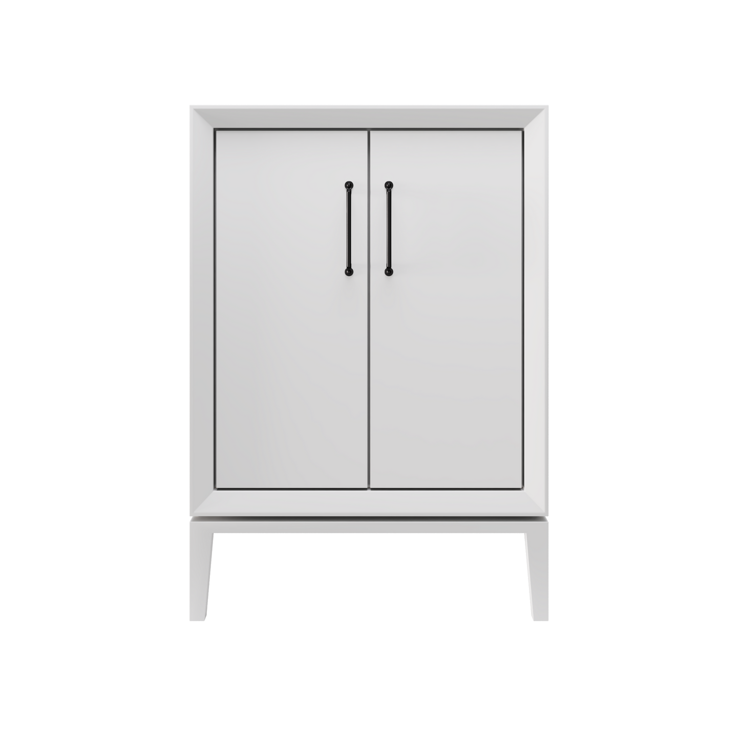 Alexandra 30" Single Vanity - Strong White / Matte Black
