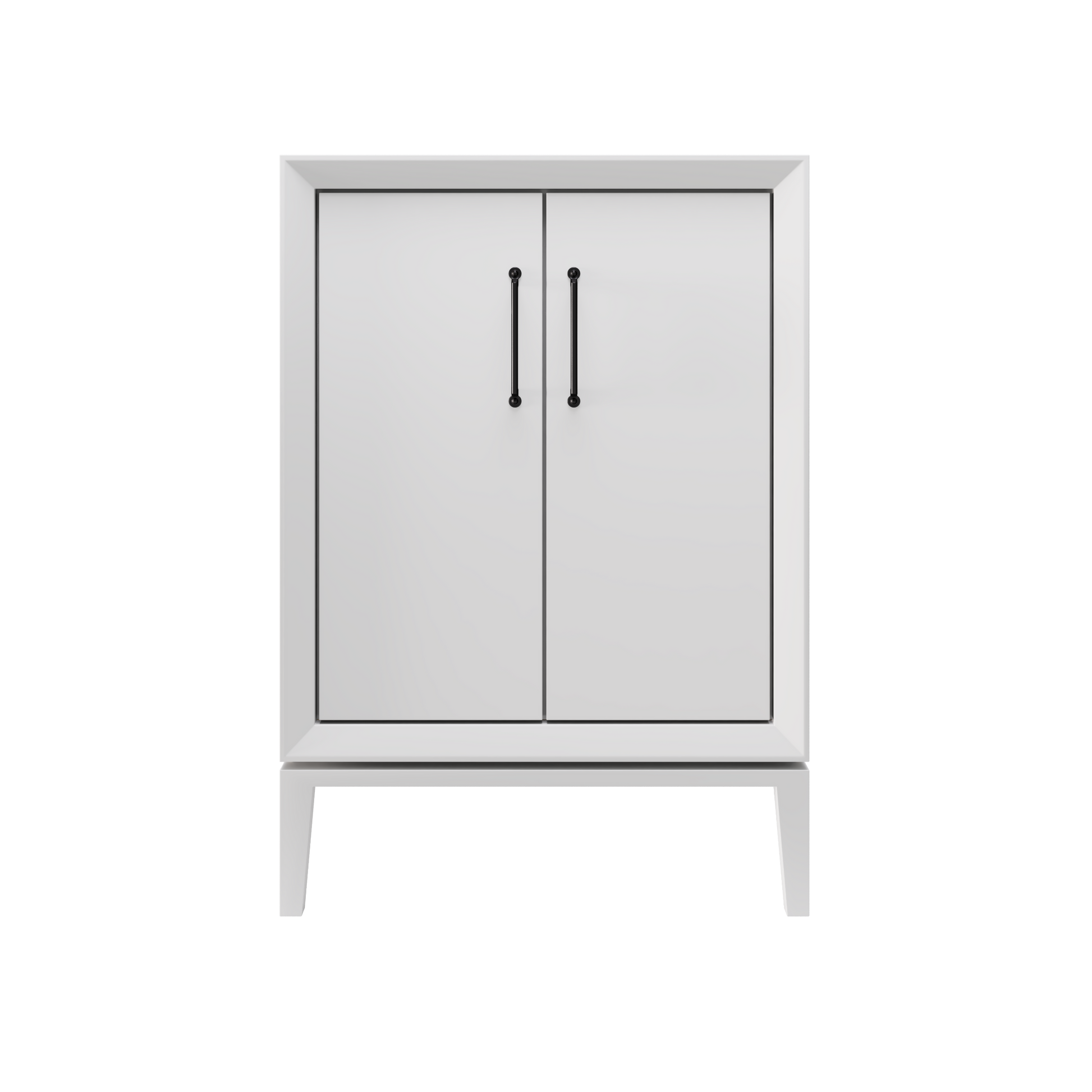 Alexandra 42" Single Vanity - Strong White / Matte Black