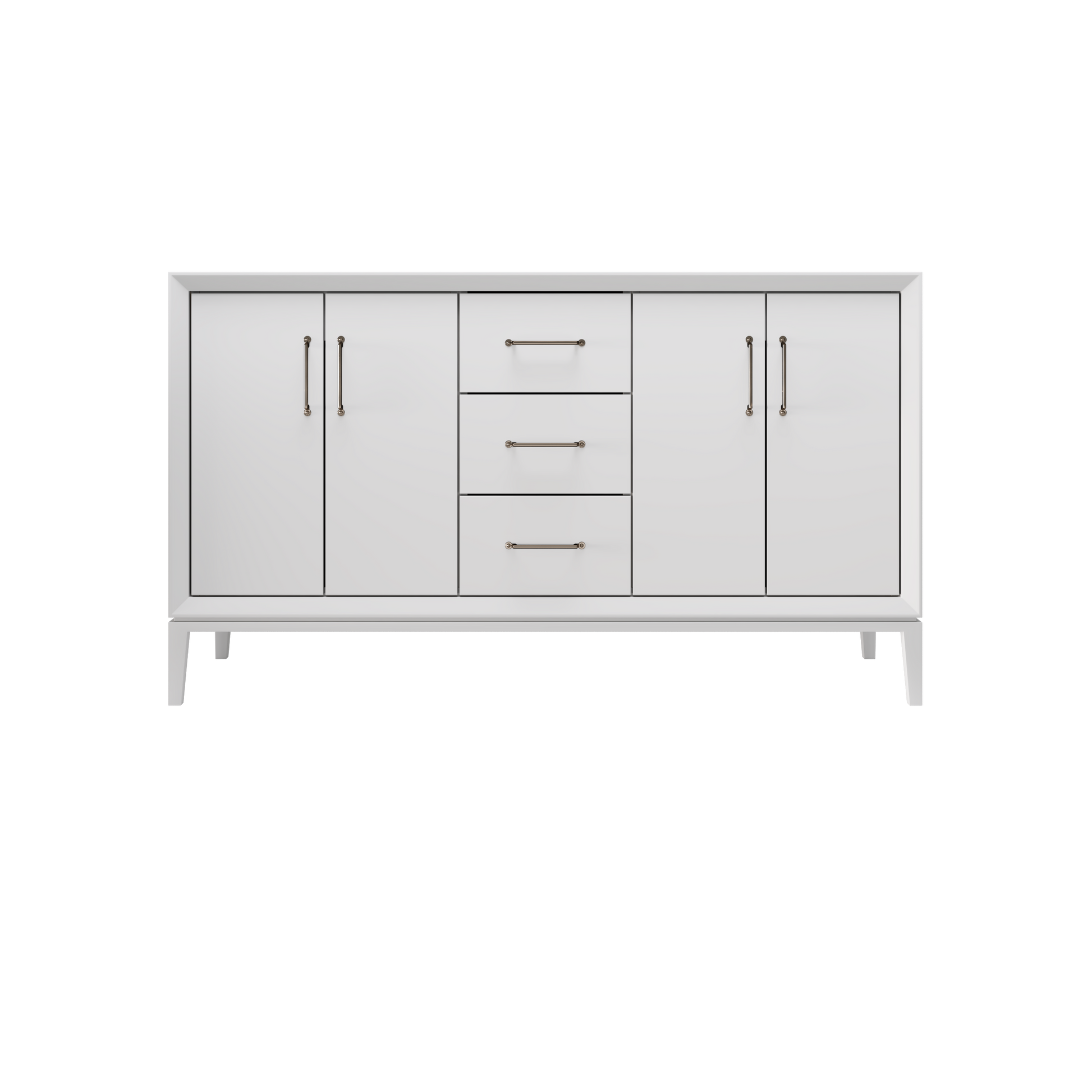 Strong White / 60" Wide / Satin Nickel