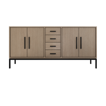 Vanderloc Rift White Oak Double Bath Vanity