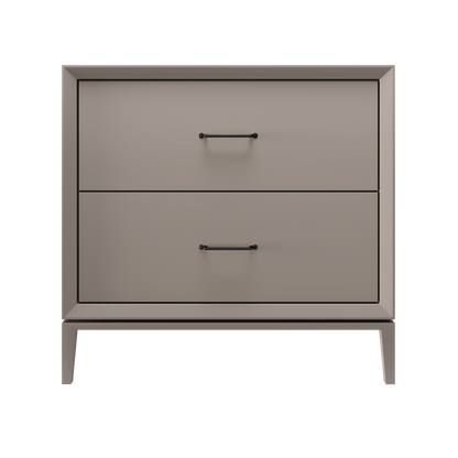 Alexandra 2-Drawer 36" Single Vanity - Taos Taupe / Matte Black