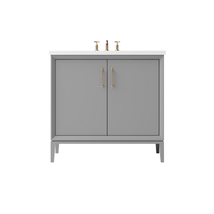 Vanderloc Alexandra Single Sink 24" - Platinum Gray