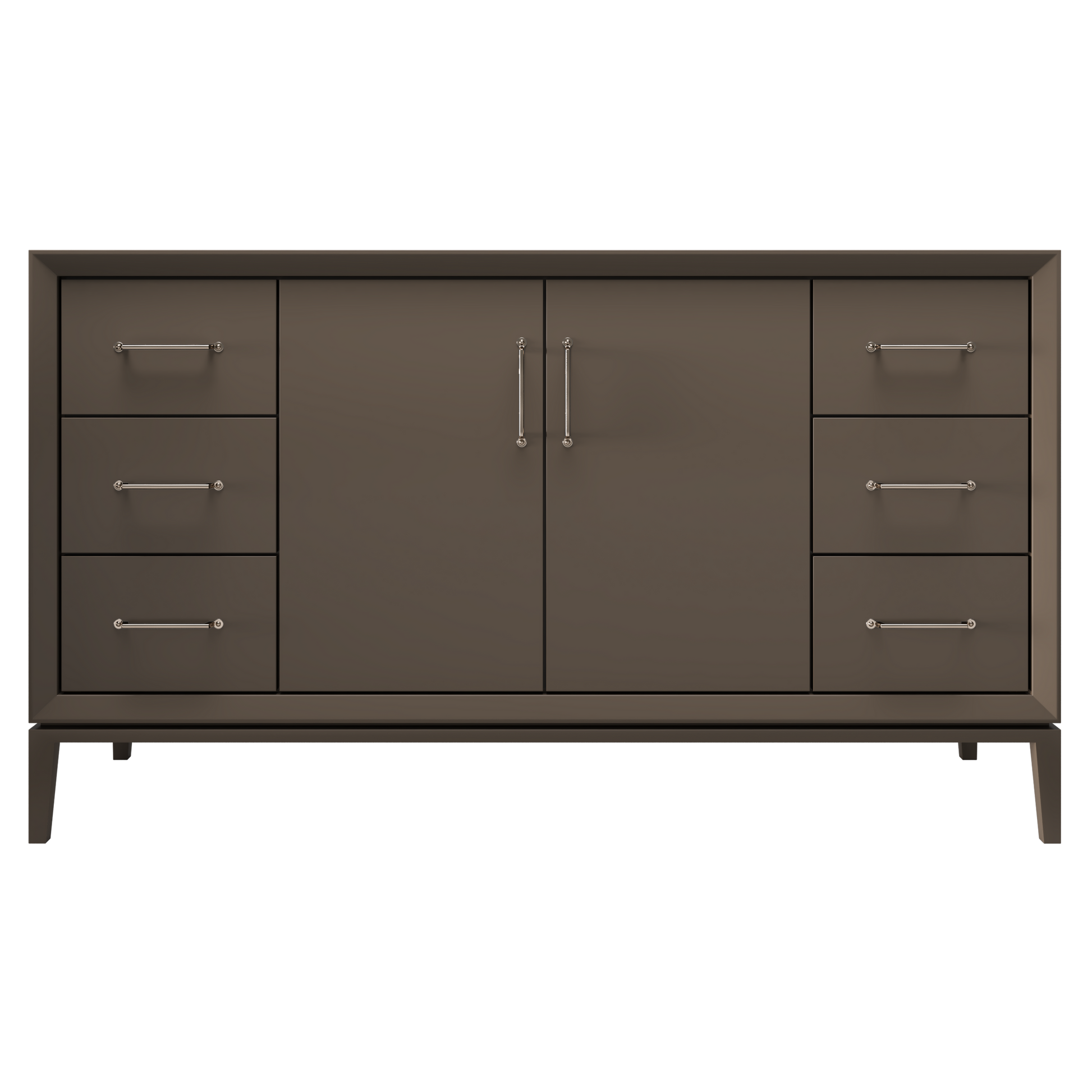 Vanderloc Alexandra Single Sink Extra-Wide 60" - Truffle SN
