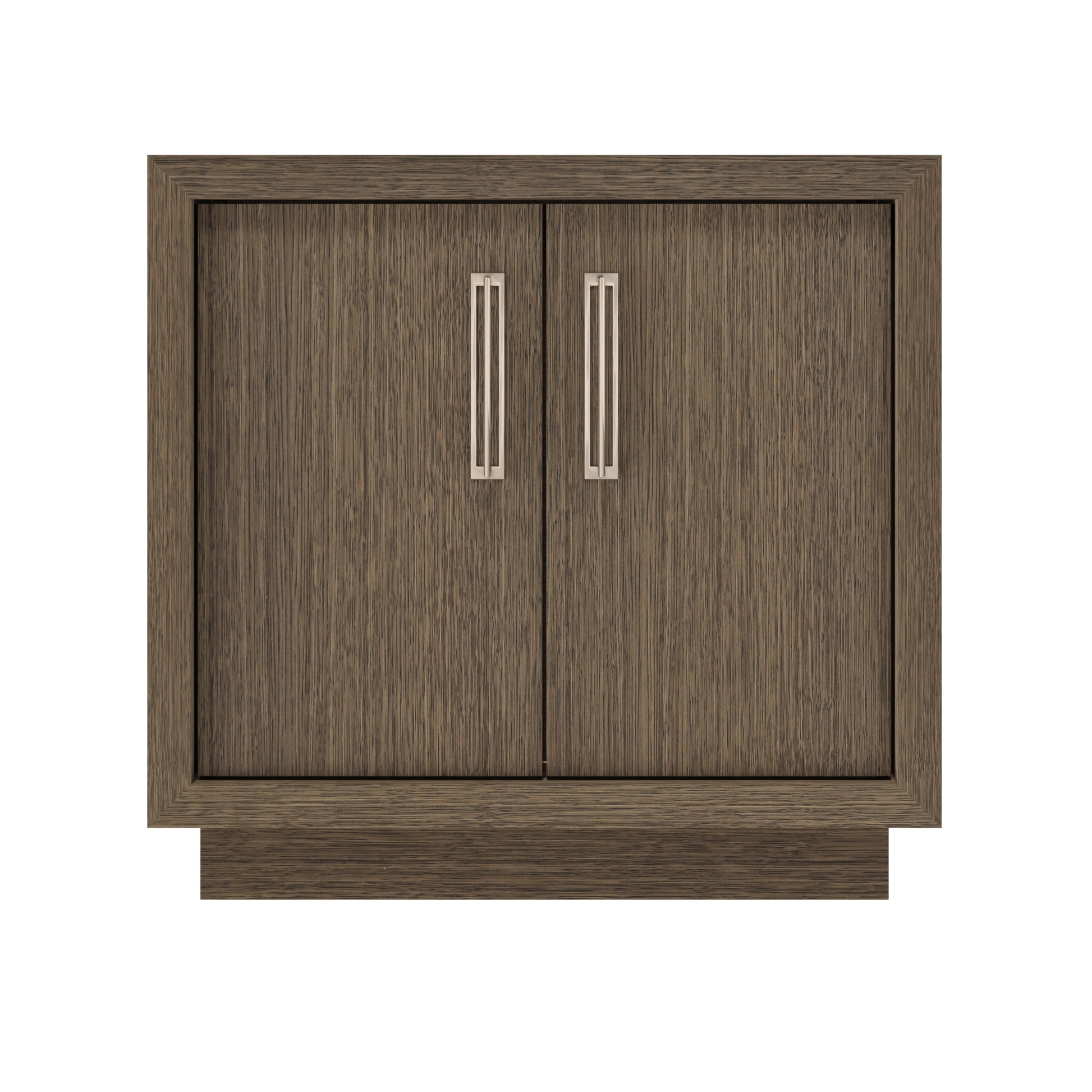 Smoked Modern / Satin Nickel
