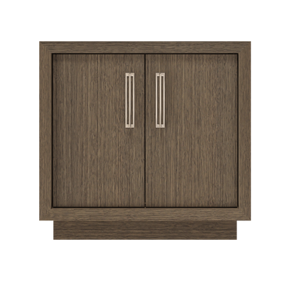 Smoked Modern / Satin Nickel