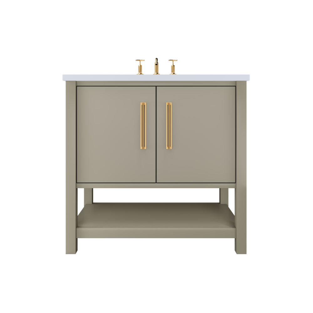 Vanderloc Kiawah Single Sink Vanity - French Olive