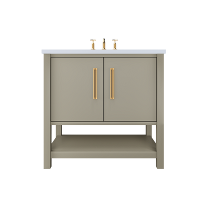 Vanderloc Kiawah Single Sink Vanity - French Olive