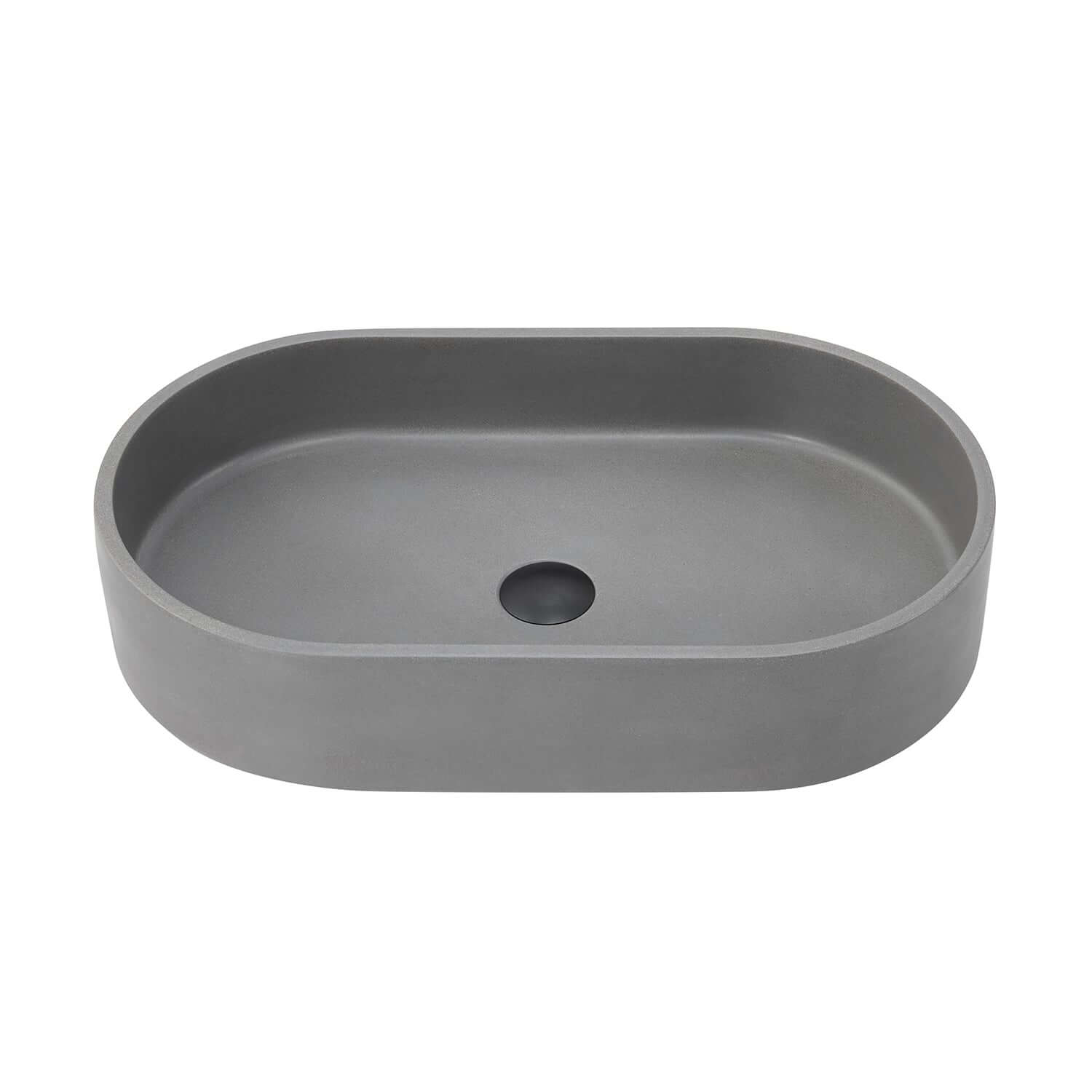 Vinnova Eibar Grey Concrete vessel bathroom vanity