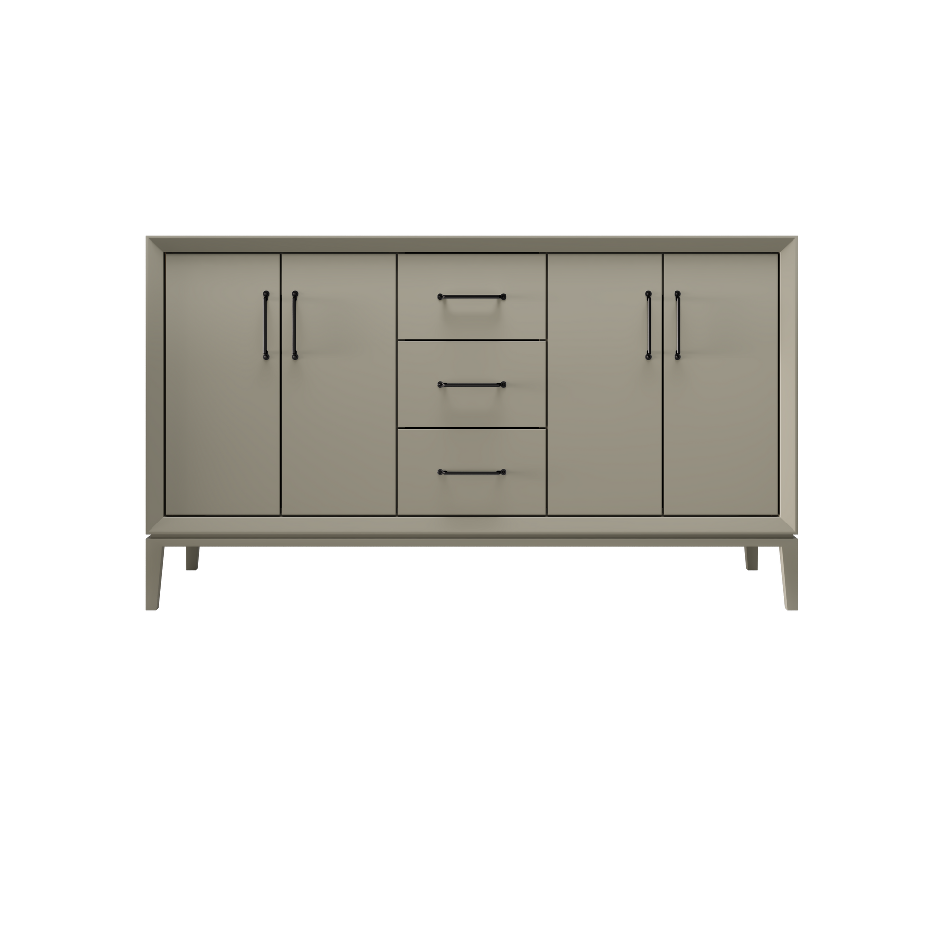 French Olive / 60" Wide / Matte Black