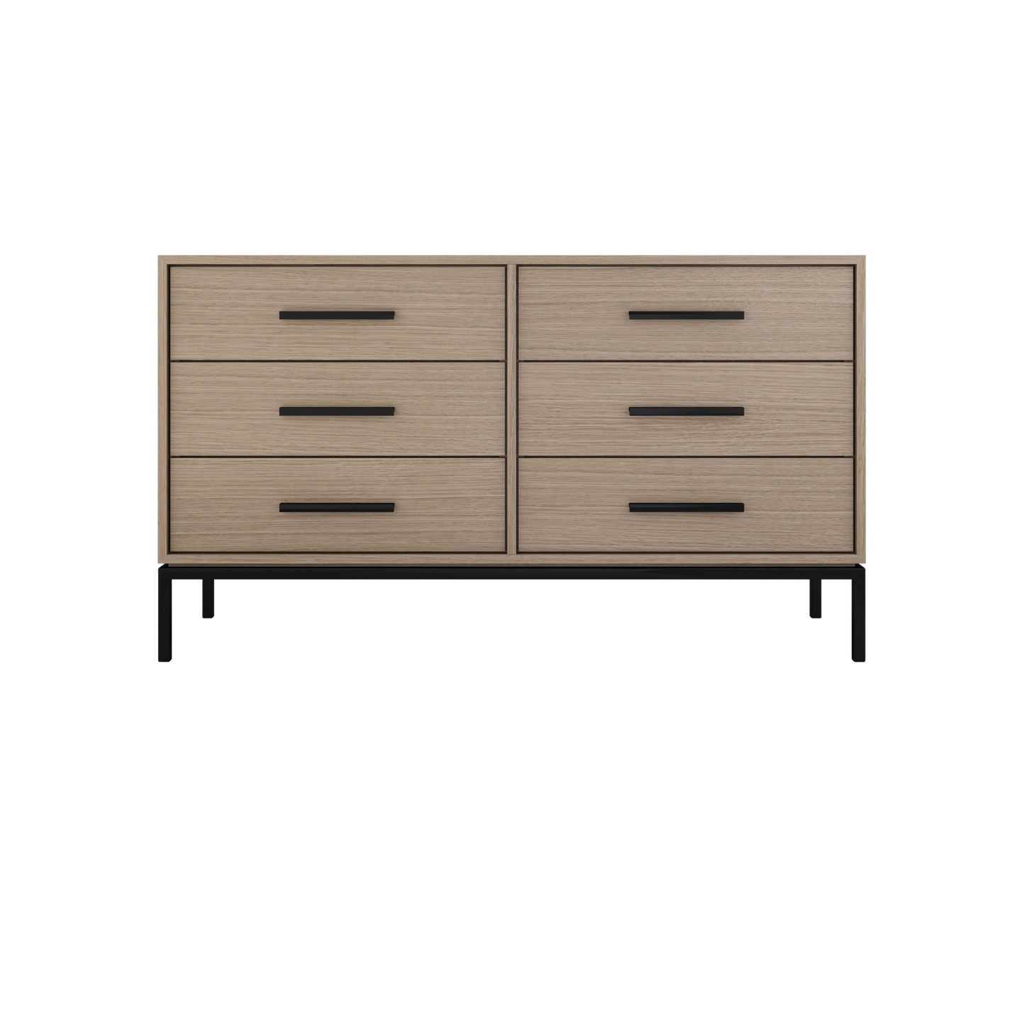 Vanderloc Rift White Oak Double Drawer Bath Vanity