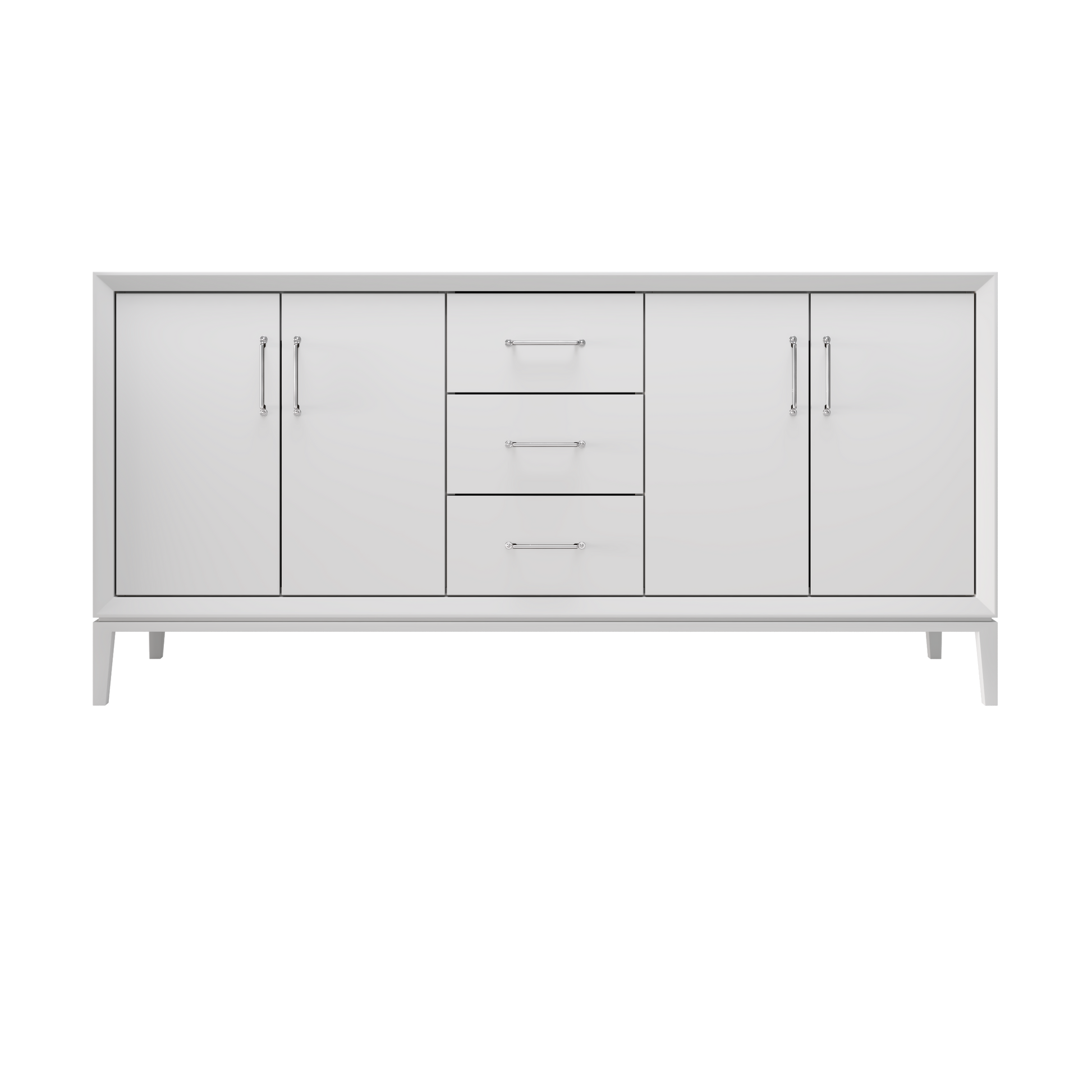 Strong White / 72" Wide / Polished Chrome