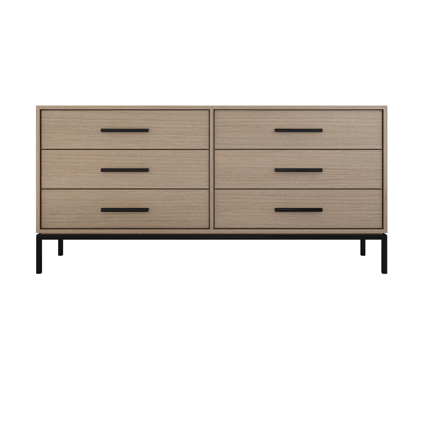 Vanderloc Rift White Oak Double Drawer Bath Vanity