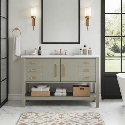 Vanderloc Kiawah Single Extra Wide Bath Vanity — 48 Inch