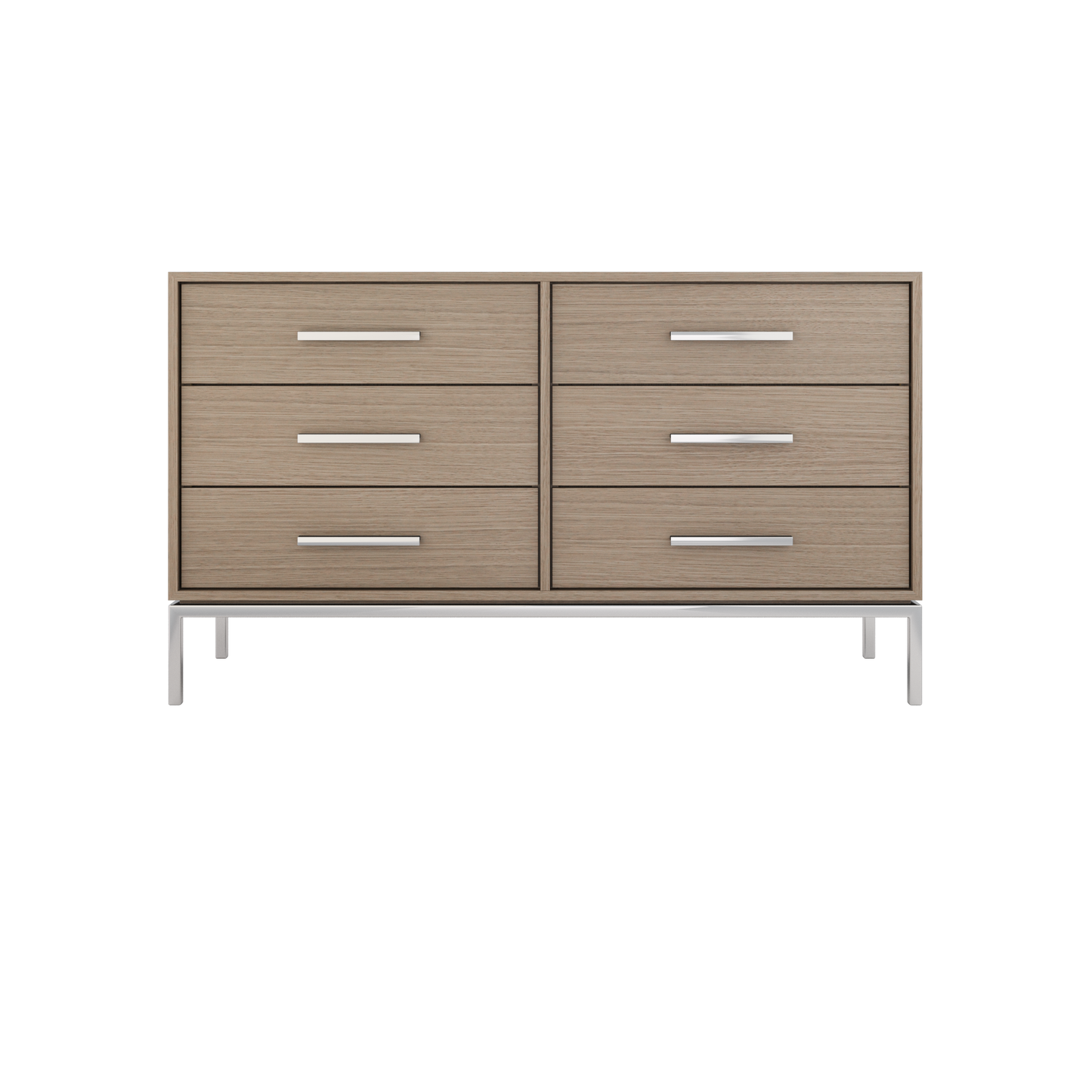 Vanderloc Rift White Oak Double Drawer Bath Vanity