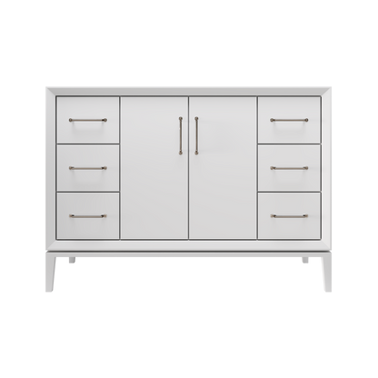 Vanderloc Alexandra Freestanding Luxury Bathroom Vanity | Single Sink | Solid Wood