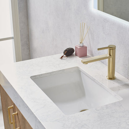 Vinnova Alistair 36-inch bathroom vanity in North American Oak — view 4