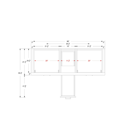 Vanderloc Avalon Double Bath bathroom vanity — view 25