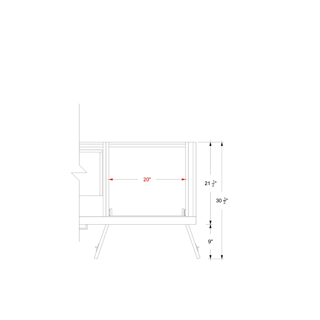 Vanderloc Avalon Double Bath Vanity (Add Top & Faucet)