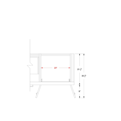 Vanderloc Avalon Double Bath Vanity (Add Top & Faucet)