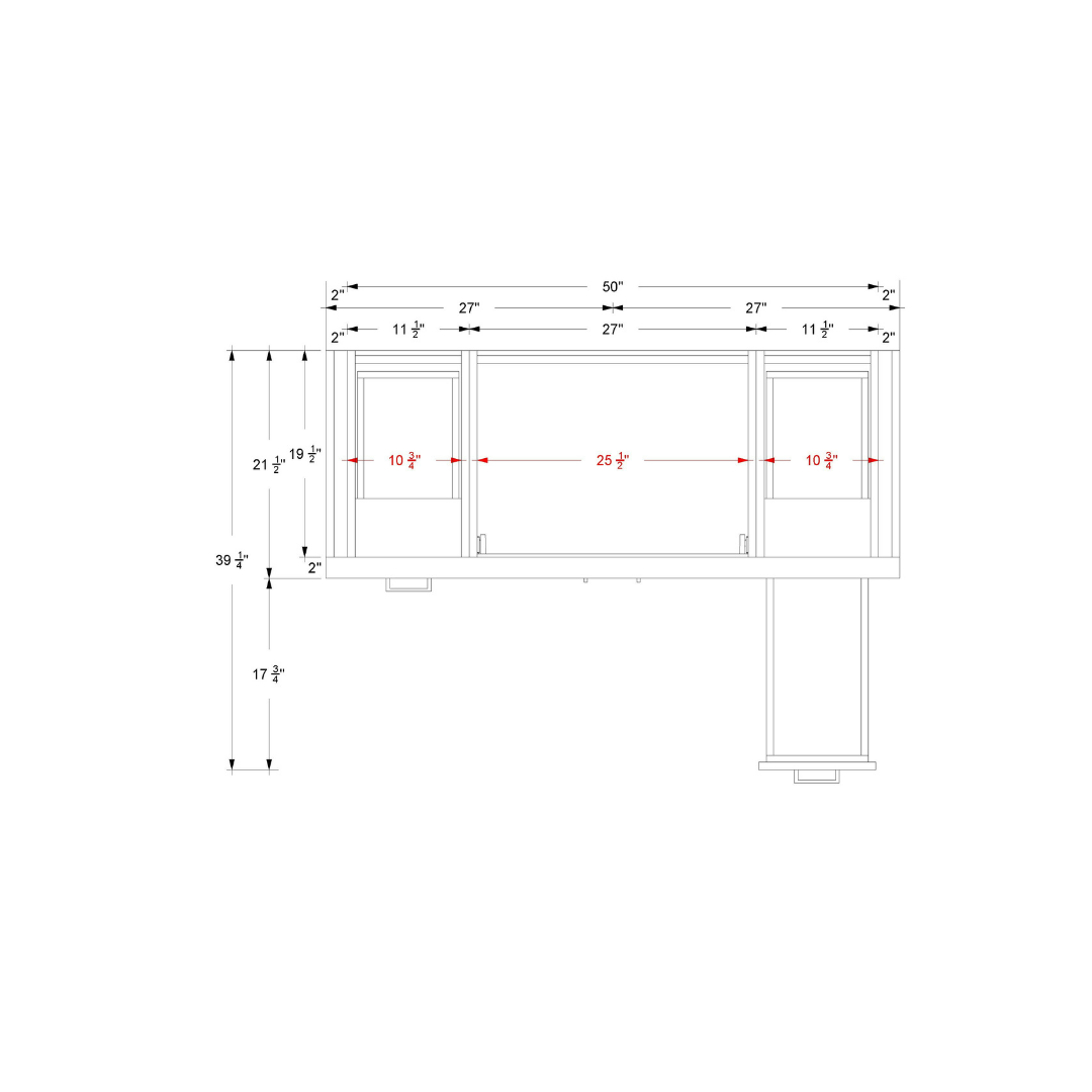 Vanderloc Avalon Single Extra Wide Bath Vanity (Add Top & Faucet)