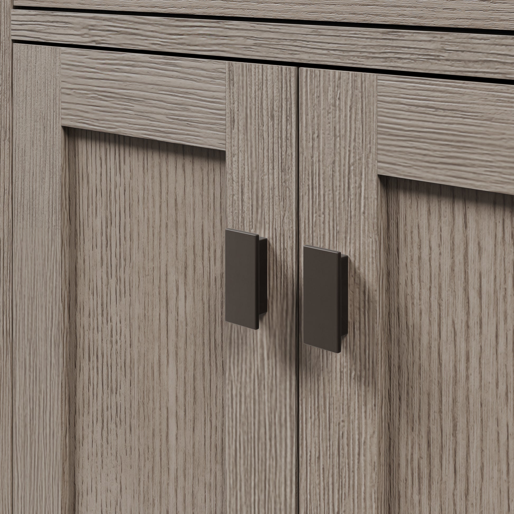 Chestnut 24 in. W x 21.5 in. D Vanity in Grey Oak with Marble Vanity Top in White with White Basin | Water Creation