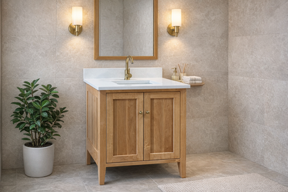 Trusty Wood Charleston Bathroom Vanity 36" with Two Doors