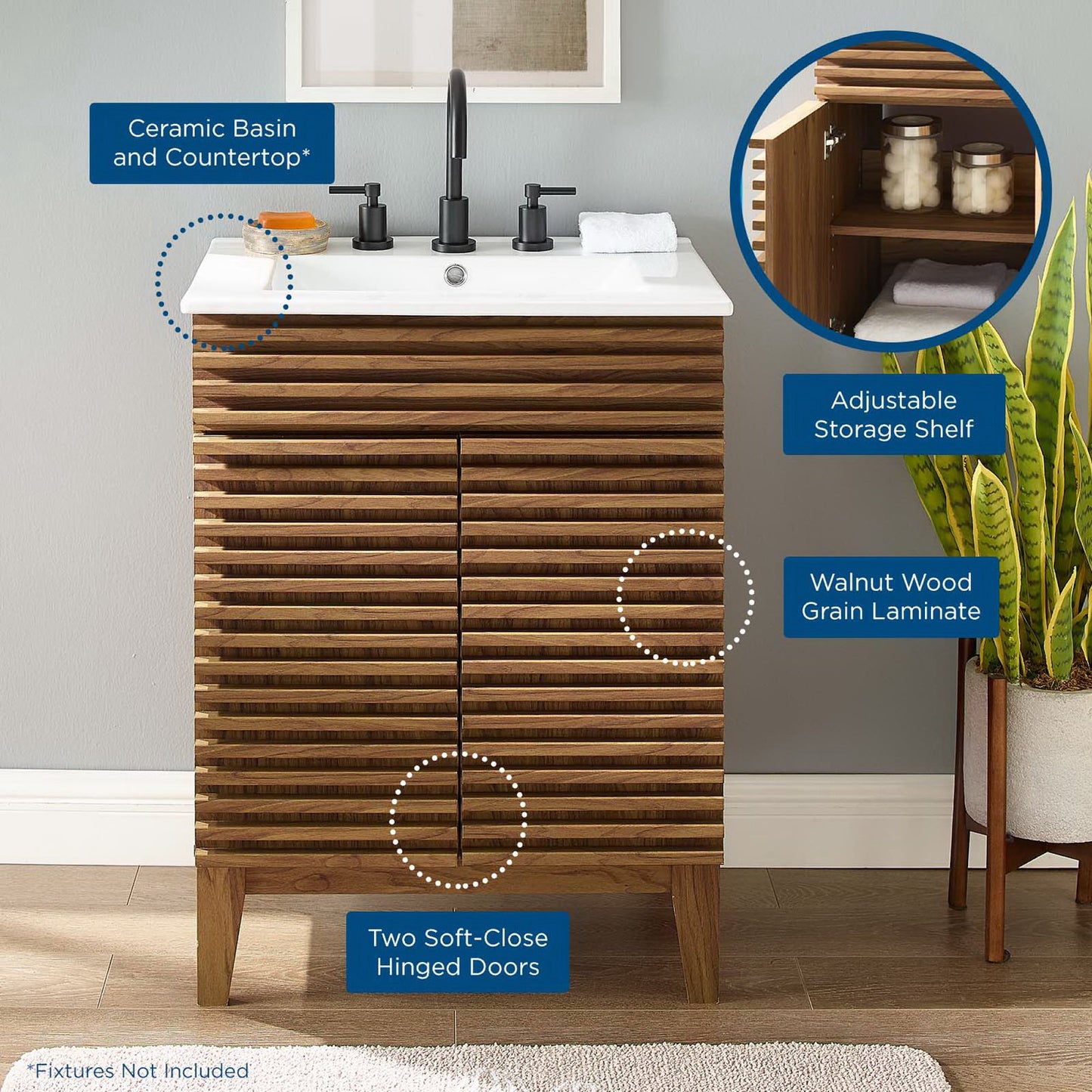 Modway, Render 24" Bathroom Vanity