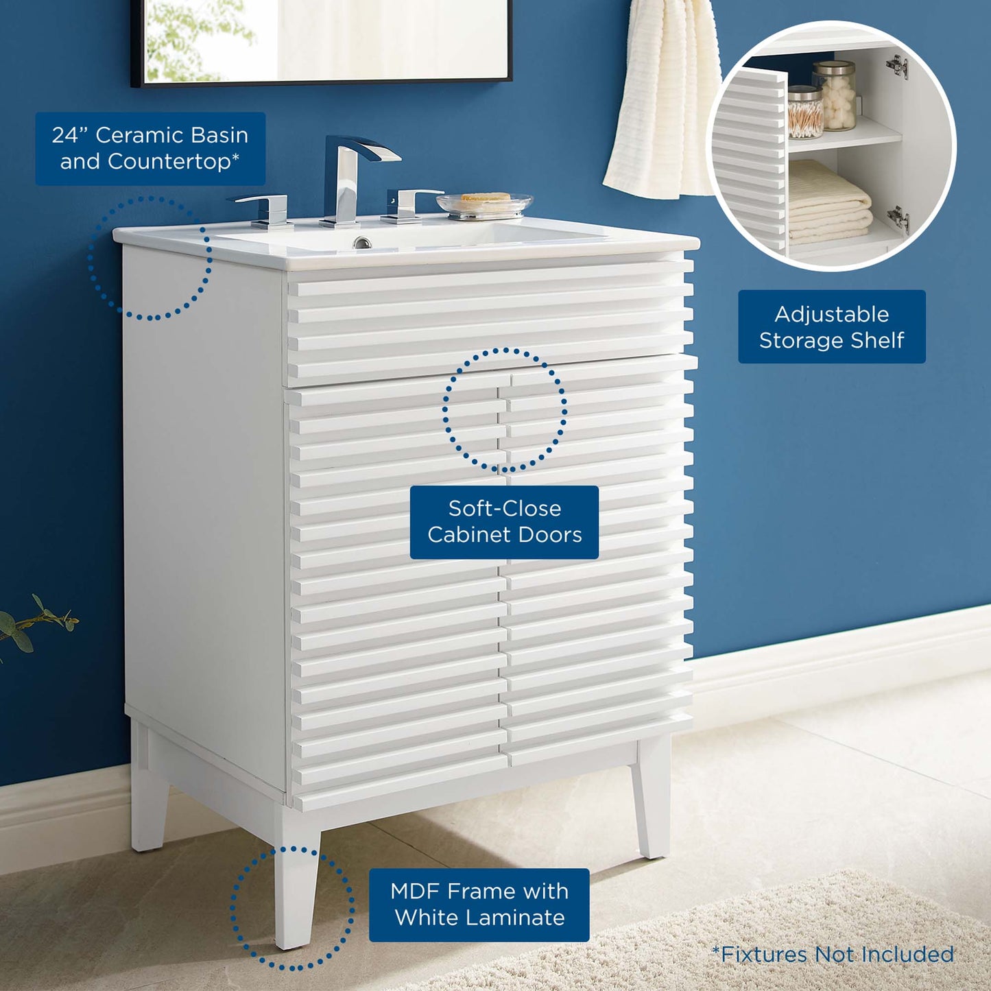 Modway, Render 24" Bathroom Vanity