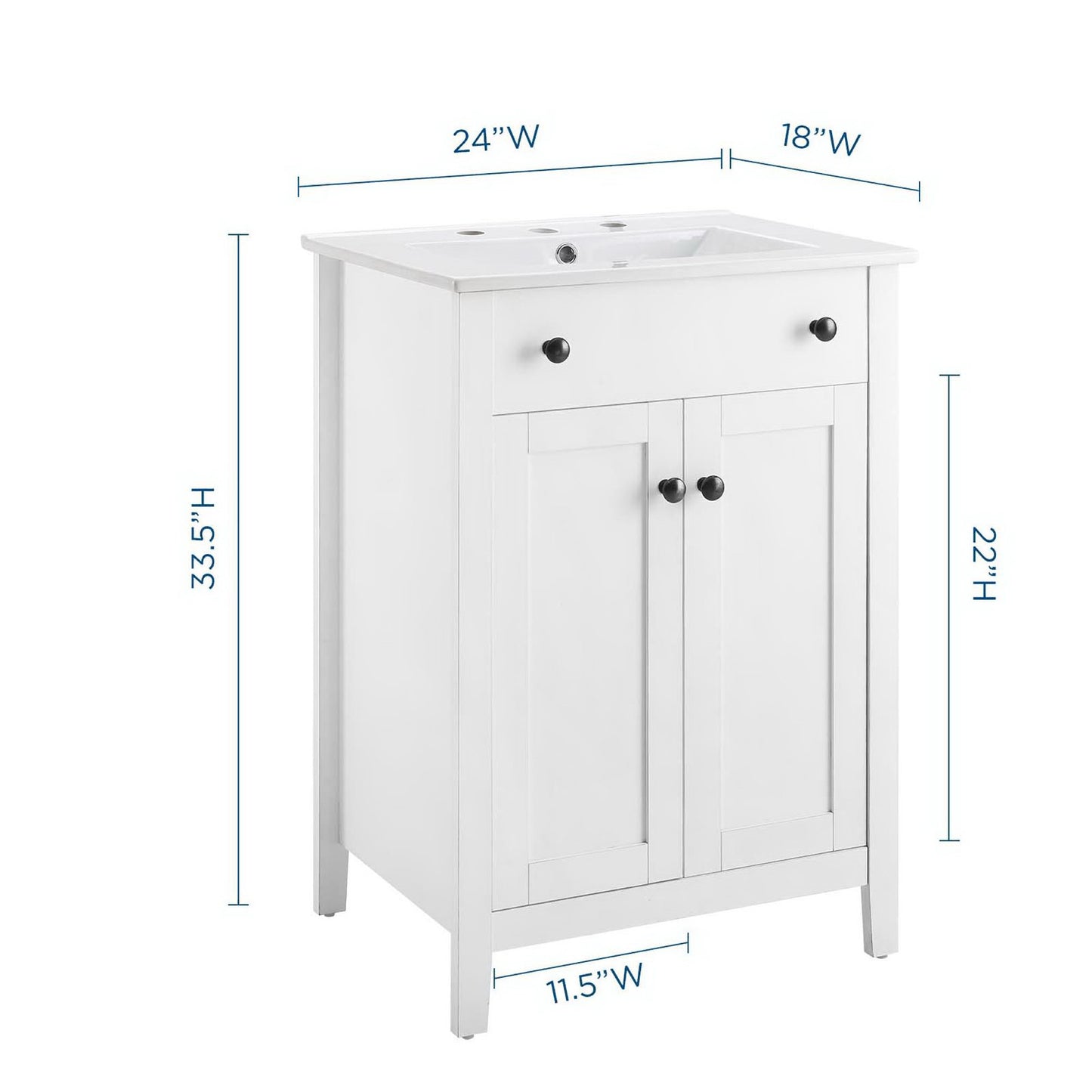 Modway, Nantucket 24" Bathroom Vanity