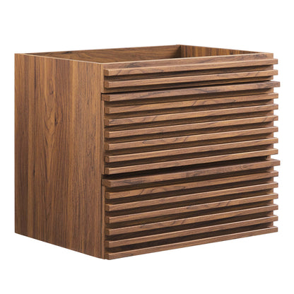 Modway, Render 24" Wall-Mount Bathroom Vanity Cabinet (Sink Basin Not Included)
