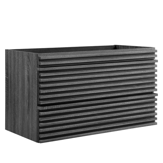 Modway, Render 36" Wall-Mount Bathroom Vanity Cabinet (Sink Basin Not Included)