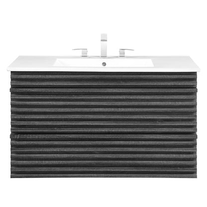 Modway, Render 36" Wall-Mount Bathroom Vanity