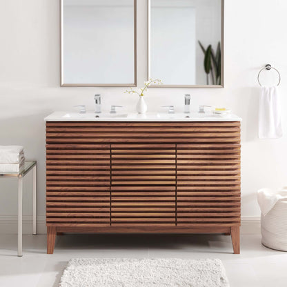 Modway, Render 48" Double Sink Bathroom Vanity