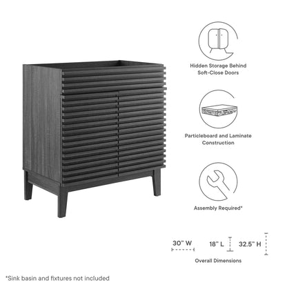 Modway, Render 30" Bathroom Vanity Cabinet (Sink Basin Not Included)