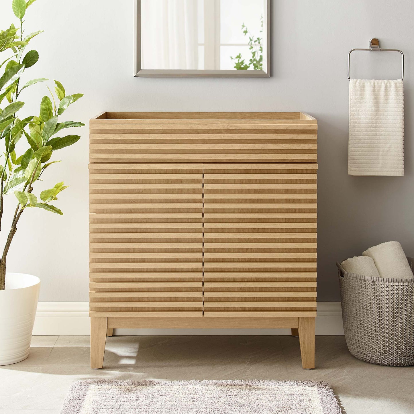 Modway, Render 30" Bathroom Vanity Cabinet (Sink Basin Not Included)