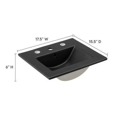 Modway, Cayman 18" Bathroom Sink