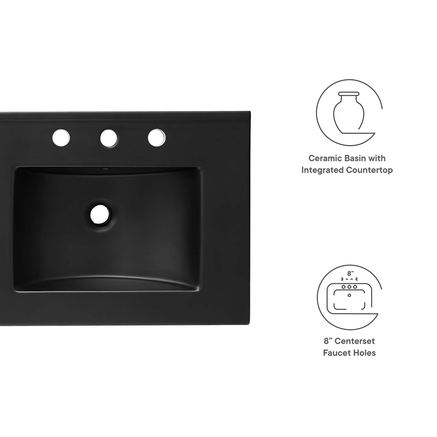 Modway, Cayman 48" Double Basin Bathroom Sink