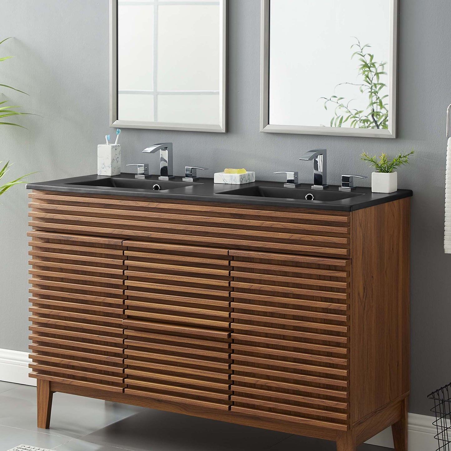 Modway, Cayman 48" Double Basin Bathroom Sink