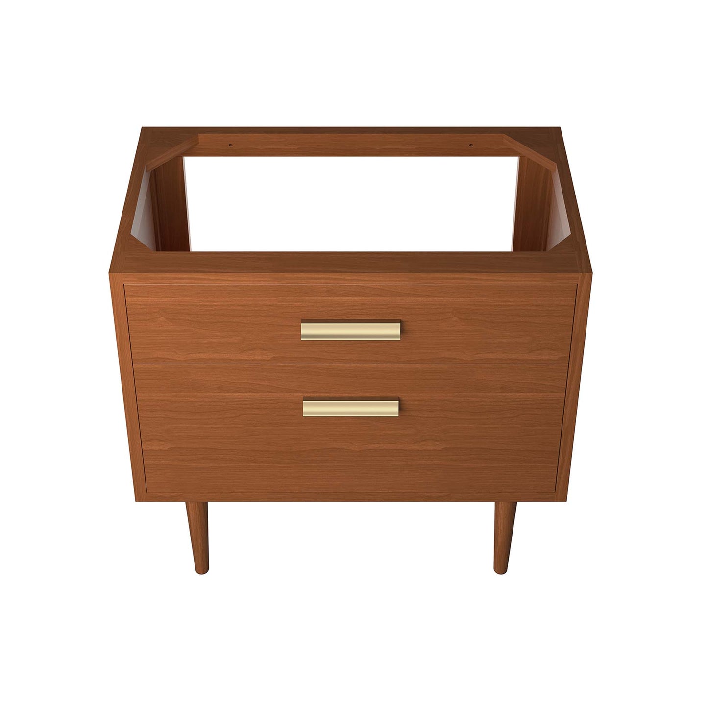 Modway, Cassia 36" Teak Wood Bathroom Vanity Cabinet (Sink Basin Not Included)