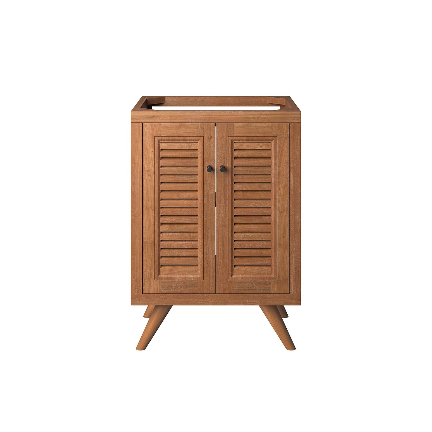 Modway, Birdie 24" Teak Wood Bathroom Vanity Cabinet (Sink Basin Not Included)