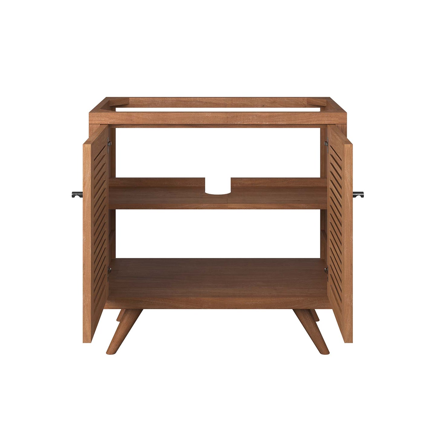 Modway, Birdie 36" Teak Wood Bathroom Vanity Cabinet (Sink Basin Not Included)