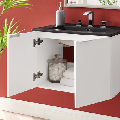 Modway, Maybelle 24" Wall-Mount Bathroom Vanity