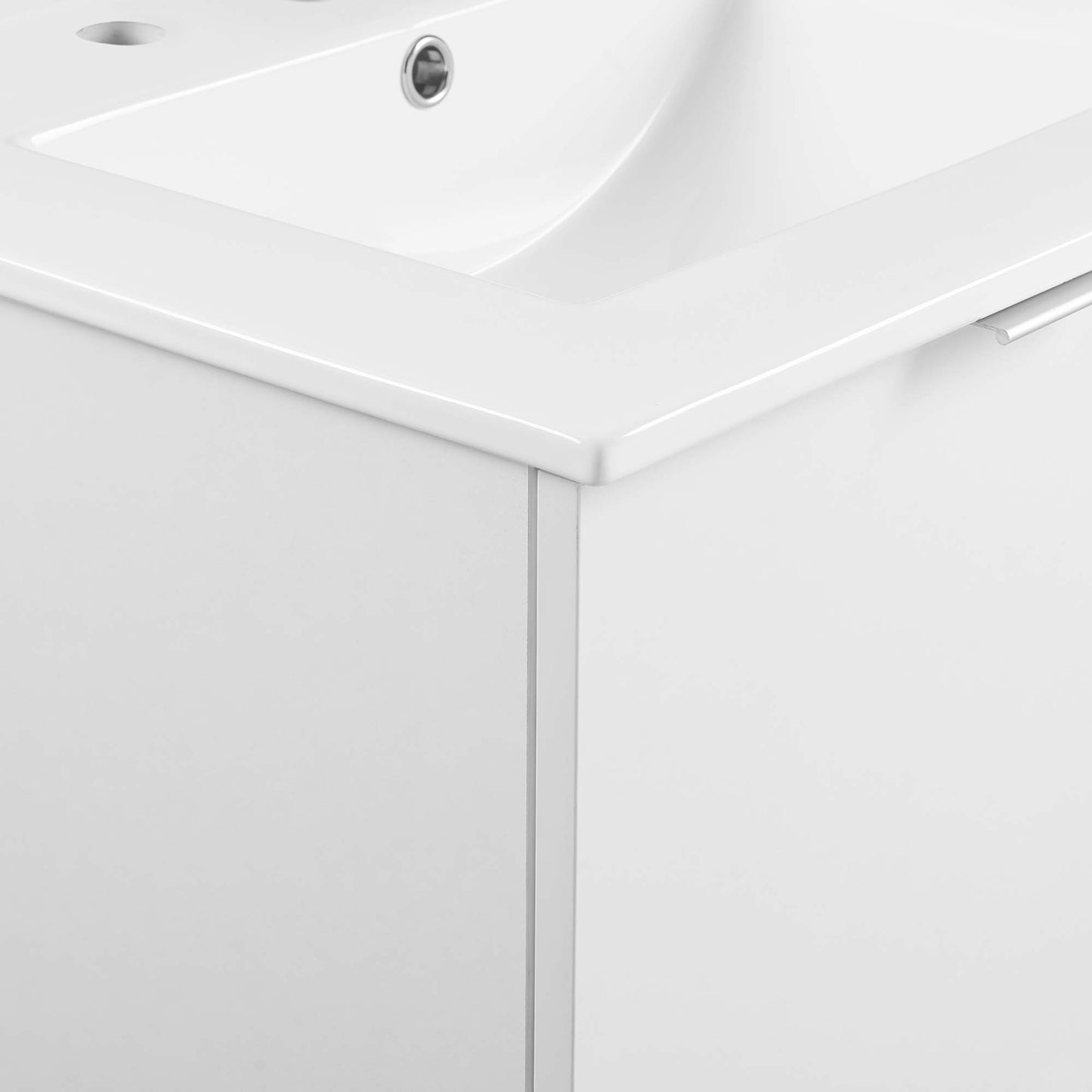 Modway, Maybelle 24" Wall-Mount Bathroom Vanity